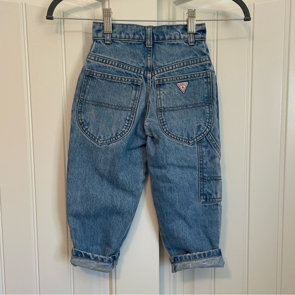 Vintage baby light wash Guess Jeans 2T / 3t  with triangle logo
